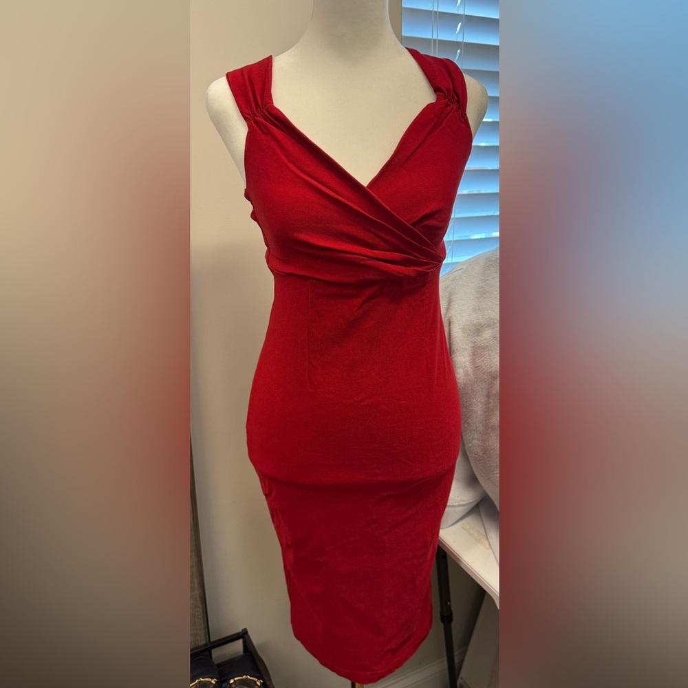 Rock Steady Little Red Cocktail Dress